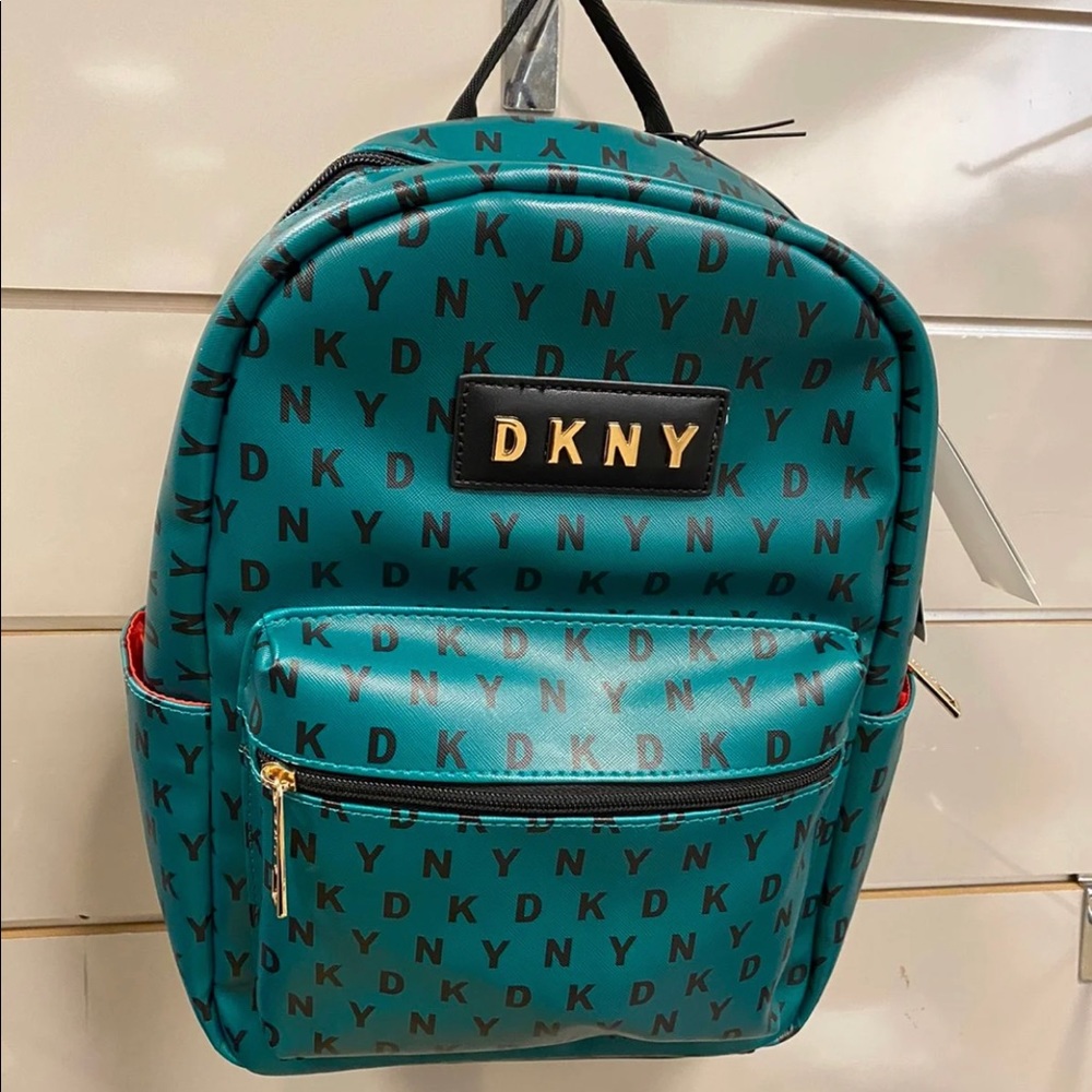 DKNY SIGNATURE GEMS DOME GREEN BACKPACK